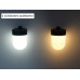 Warmweiß, Kaltweiß, Warm-Weiß-2in1 Solar LED Wandleuchte Wandlampe Zaun Waterproof IP65